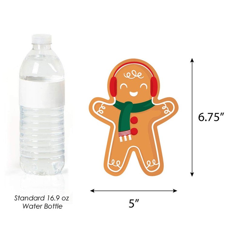 Big Dot of Happiness Gingerbread Christmas - Decorations DIY Gingerbread