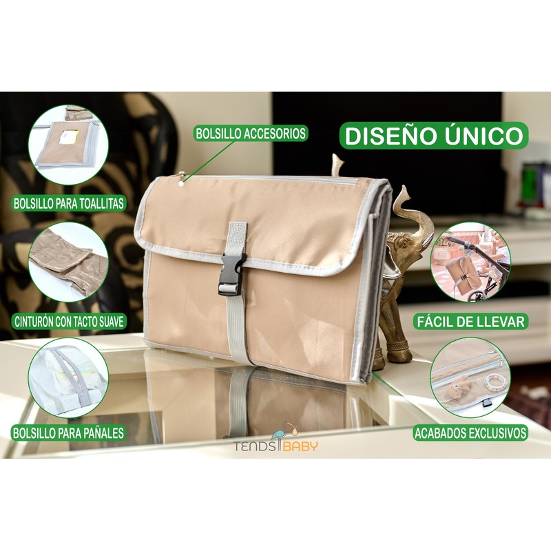 Portable Changing Mat XL Changing Mat Foldable Waterproof Baby Changing