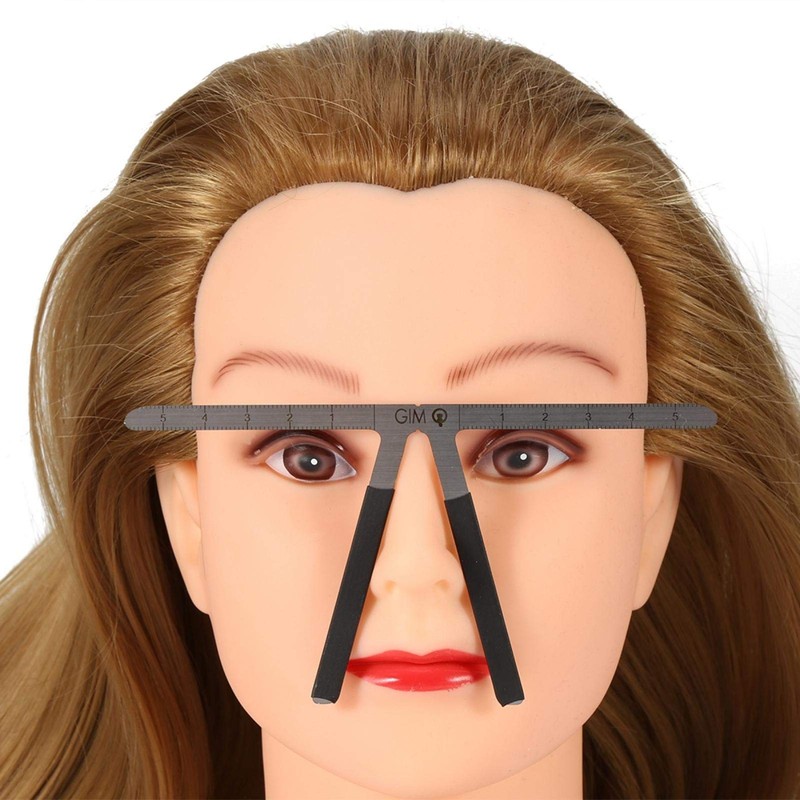 Make-up Measure 1 Piece Eyebrow Tattoo Ruler, Eyebrow Ruler, Durable