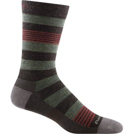 Darn Tough Men's Oxford Crew Lightweight Lifestyle Sock (Style 6033) - Brown, X-Large