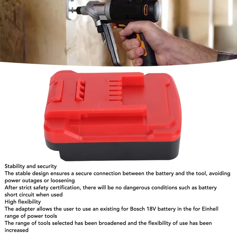 Power Battery Adapter Professional for Bosch 18V Battery Converts for