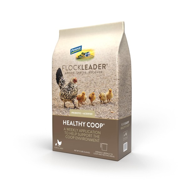 FLOCKLEADER FlockLeader Healthy Coop, Litter Additive for Chicken Coop with