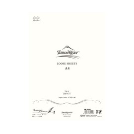 Tomoe River FP 52gsm Loose Sheet by SANZEN, 8.27 x 11.7 Inches (A4-size), Cream, 100 Sheets/Pack (SR-A4P-C)