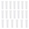 WANDIC Flower Water Tubes,20pcs Sunflower Hydrangea Preserved White Large Transparent