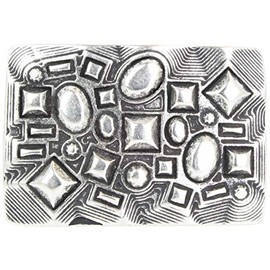 BELTINGER Belt Buckle Ornaments 4.0 cm | Buckle Interchangeable Buckle Belt Buckle 40 mm Solid | Interchangeable Belt up to 4 cm, Antique silver
