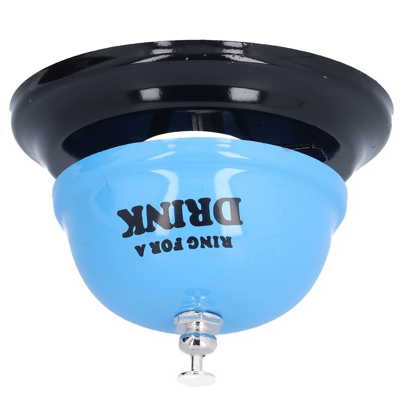 Call Bell, Classic Bell‑shaped Restaurant Ring for Bar/Diet Bar/coffee Shop/restaurant(blue)
