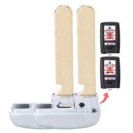 2X New Replacement Key Fob Uncut Insert Blade Compatible with & Fit for Acura Vehicles - MPN KR5V1X-AC-10