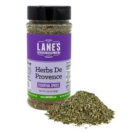 Lane's Herbs De Provence Seasoning Spice, All-Natural Mediterranean Herb De Provence Seasoning For Meat, Veggies, Soups & Sauces, Made in USA, 3.5 oz