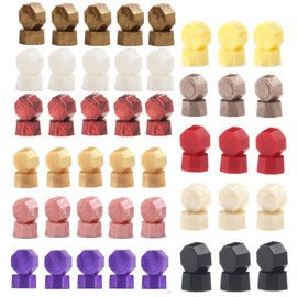 300Pcs Wax Seal Beads, Sealing Wax Beads,Octagon Wax Sealing Beads for Wax Seal Stamp, Cards, Wedding Invitations, Wine Packages, Gift Wrapping, Letter Sealing (Gold)