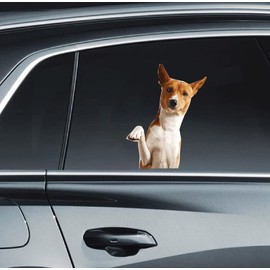 Aahs Engraving Animal Decals Car Stickers Funny Left Window Peel Off (Chihuahua)