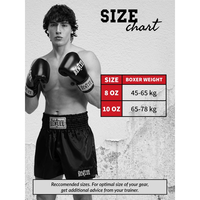 Benlee Boxing Gloves Big Bang, Color:red, Size:10 oz R