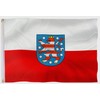 PHENO FLAGS Thuringia Flag - Federal State Flag with Brass
