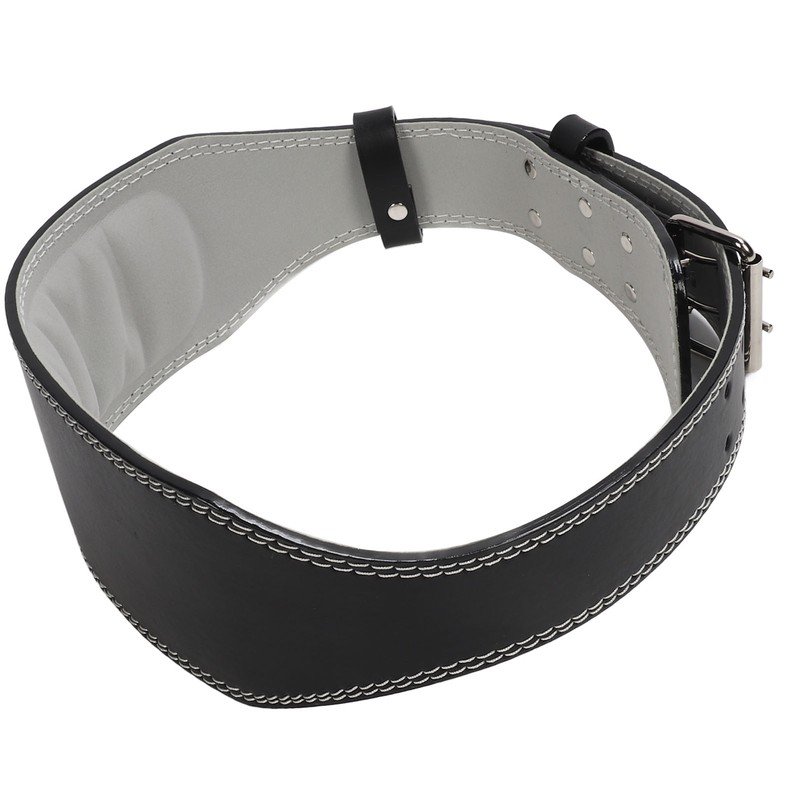 Weight Lifting Belt PU Leather Lumbar Back Support Thickened Powerlifting