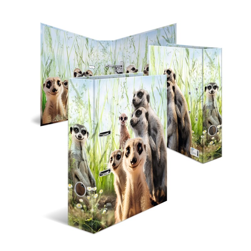 HERMA A4 Meerkat Folder, 7 cm Wide, Children's Ring Binder