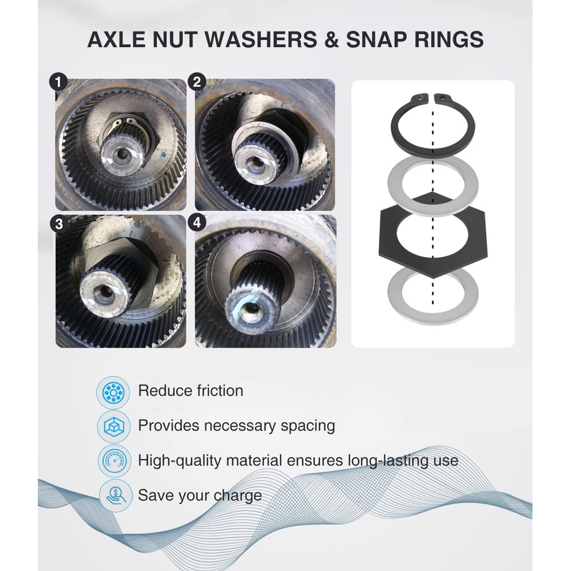 Thrust Washer Snap Ring Kit 50 60 Super Duty Compatible