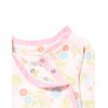 Mud Pie Baby Girl's Ruffle Bunny Print Sleeper Multi