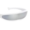 Lovoski Pack of 3 Futuristic Cyclops Shield Sunglasses for Cosplay