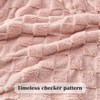 Wajade Fleece Throw Blanket, Fluffy Faux Fur Blanket for Bed