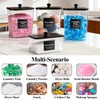 4 Pack Laundry Detergent Container Set with Dryer Sheet Container