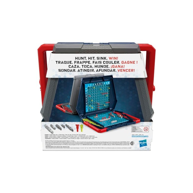 Hasbro Gaming Battleship Classic Board Game, Strategy Game for Kids