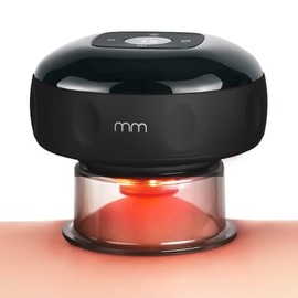 Mikamax - Electric Cupping Massager Infrared, Cupping Therapy, 12 Suction Levels, 2 Modes (Deep Pressure, Pulsating), 2 Cupping Tanks, USB-C Charging (1800 mAh), Portable for Relaxation and Recovery