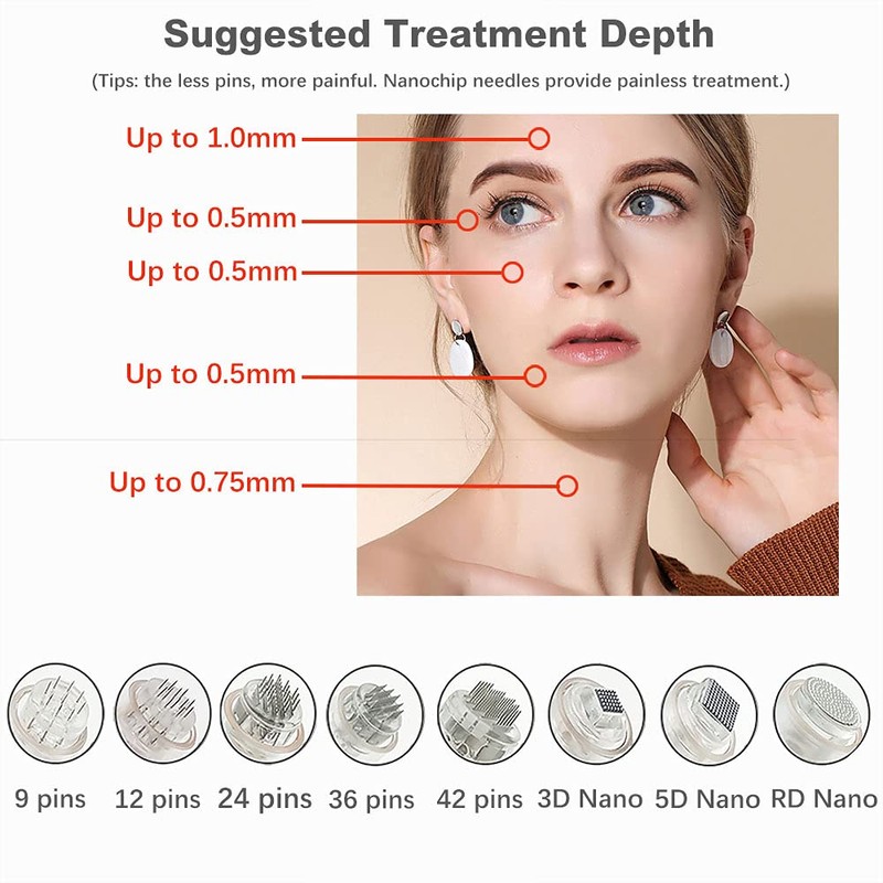 10 Pcs Replacement Electronic Micro Needles Micro Needles for Dermapen