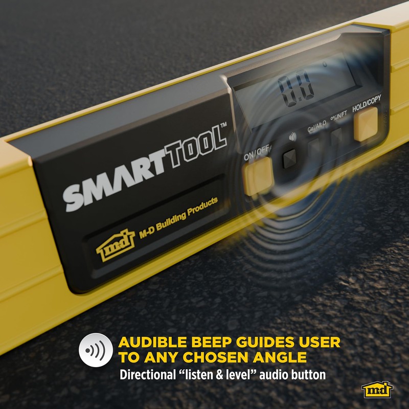 M-D Building Products 92288 SMARTTOOL® 24 Inch Digital Level: Precision