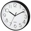 Hama 123165 PG-220 Wall Clock, silent, black