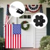 10pcs Garden Flag Stoppers & 10pcs Garden Flag Clips, Adjustable