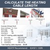 HEATIT 8JHSF1 75ft Heat Tape for Roof and Gutters, Gutter