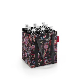 reisenthel Unisex Bottlebag Blue, Paisley Black, bottlebag
