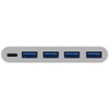 Macally UC3HUB4C 3.1 USB-C to 4 port USB-A hub with