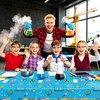Hegbolke 4 Pack Science Party Tablecloths, Mad Scientist Decorations