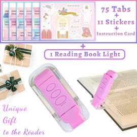 Bible Tabs with Unique Stickers, Laminated Bible Tabs for Women & Men, Christian Gifts, Large Print Bible Tabs for Easy Navigation, Bible Book Index Tabs Labels, Bible Study Supplies, Rainbow SD1