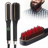 Electric Beard Straightening Comb Multifunctional Beard Straightener Brush for Men