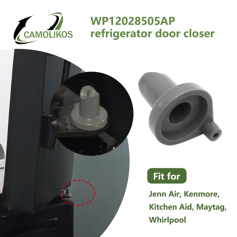 WP12028505AP 12028505AP W10191100 Refrigerator Door Closure Compatible with Whirlpool Replaces