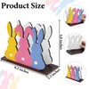 Easter Napkin Holder Cute Bunny Wood Napkin Holder for Table