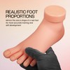 Beauticom® Flexible Movable Soft Silicone Foot Model for Nail Art