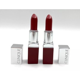 Lot of 2: Clinique LIP Color Lipstick - 13 Love Pop ~ Full Size ~ Unbox