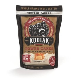 Kodiak Grizzly Size Power Cakes Mix, Buttermilk, High Protein,100% Whole Grains (Pack of 1 bag)
