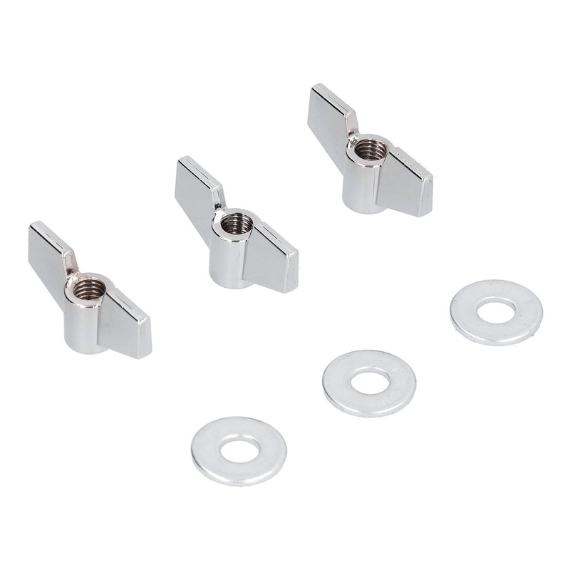 21Pcs Cymbal Felt Clutch Bracket Tube Drum Accessory with Stainless