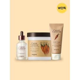[Moisture soothing 3-piece set] 60 carrot toner pads + effector + cream / [수분진정3종SET] 당근 토너 패드 60매 + 이펙터 + 크림
