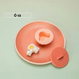 Unbranded Silicone mold for steaming eggs, baking cakes, and preparing baby food with lid - STYLE 2