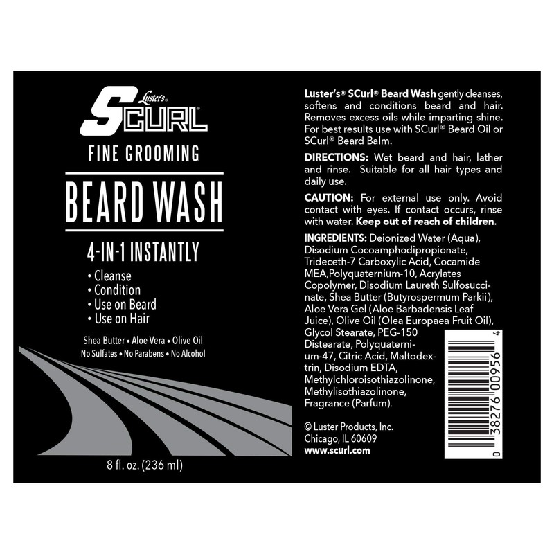 Luster's SCurl Beard Wash