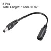 sourcing map Adaptor Connector Converter 5.5 x 2.1 mm to