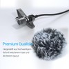 Cubilux Lavalier Microphone Windshield 6 Pack Furry Windshield
