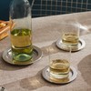 Alessi - 5009/15 - sottobottiglia in Acciaio satinato Con Bordo