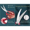 Jasni Fish pattern Powerful kitchen scissors professional Heavy Duty Multi-Purpose
