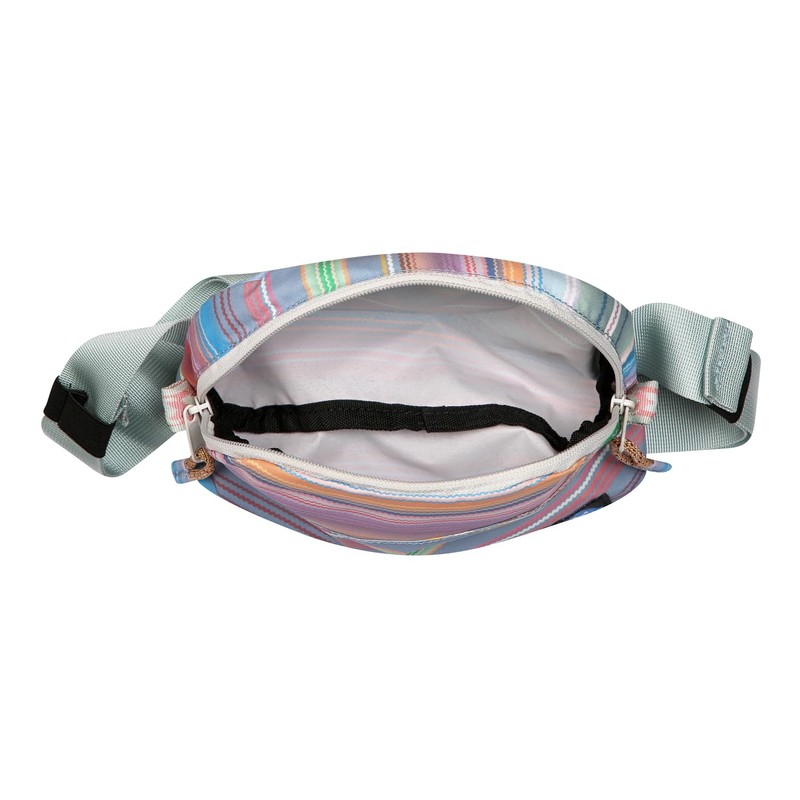KAVU Half Pint Packable Belt Bag with Adjustable Straps, Rainbow