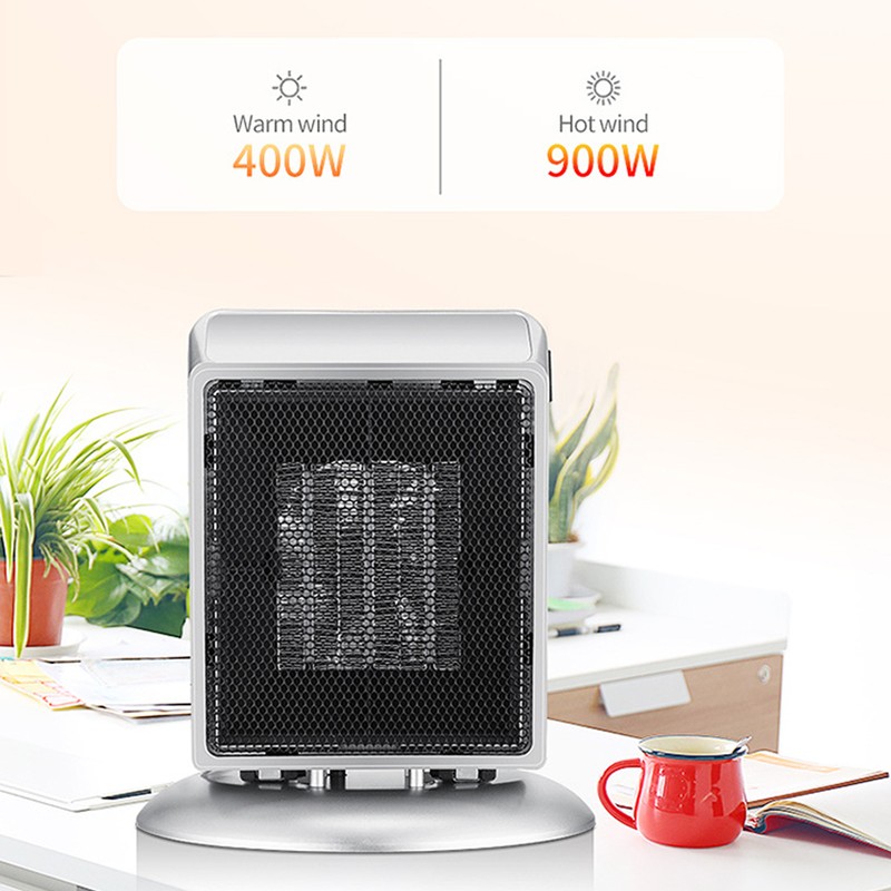 Electric Space Heater PTC Fast Heating 400/900W Heater Tip Over